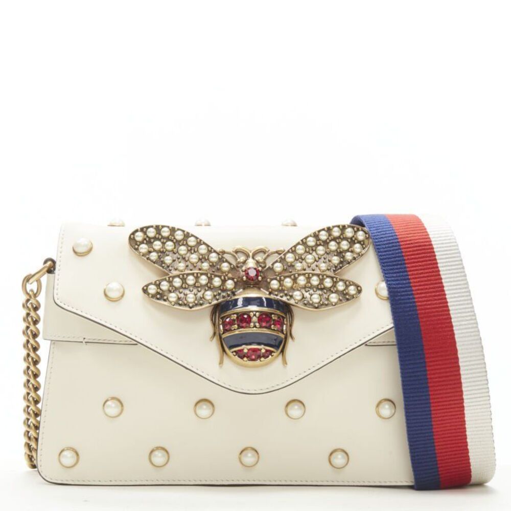 Gucci Queen Margaret Pearl Flap Bag